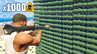 ¿Que Pasa Si EXPLOTAMOS +1000 Bombas en GTA 5?