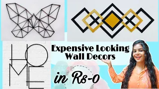 Looks Expensive but Costed Rs-0 😱 | DIY Wall Decors from Waste Materials