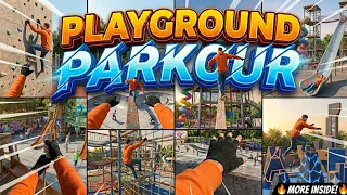Running and climbing in playground pov compilation 