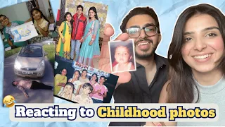Reacting to our OLD CHILDHOOD PHOTOS😂- Rakshabandhan special! 