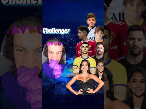 Hot pepper challenger 🆚 Ronaldo & Messi Family 🥵🔥(Ronaldo Jr, Thiago Messi, Georgina, Antonella)🤩🥊💥