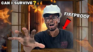 क्या ये Fireproof Blanket मुझे आग से बचा पायेगा 😰 | Testing Fireproof Blanket