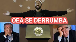 BUKELE PONE A TEMBLAR A LA OEA Y LOS DEMAS PAISES DENUNCIAN A ALMAGRO