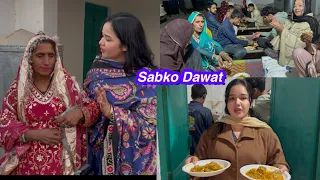 Village m di sabko Dawat | Sitara ka Asmaan 