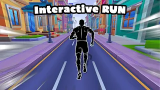 PARIS CITY RUN Immersive Interactive Warm Up & HUMAN TETRIS | Viral Interactive Game