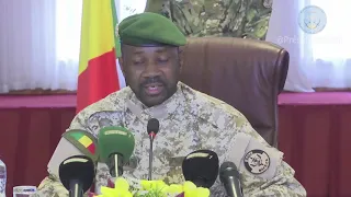 Discours de S.E. le Colonel Assimi GOITA lors du 1er Conseil des Ministres du nouveau Gouvernement