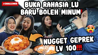 CHALLENGE MAKAN NUGGET GEPREK LEVEL 100 TANPA MINUM!!! MAU MINUM HARUS KASIH TAU RAHASIA TERBESAR!!