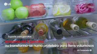 Compensa ter um combinado? LG Combinado AI com Fit&Max | Flexibilidade e de poupança de espaço.