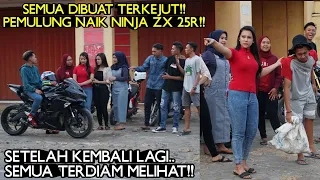 DATANGI CEWEK BARU KENAL!!BOS MUDA NYAMAR JADI PEMULUNG DAN NAIK ZX 25R!! Semua terkejut..