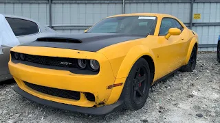 PLENTY OF CHEAP HELLCATS & SRT's AT ATLANTA'S INSURANCE AUTO AUCTIONS *WHICH ONE YOU TAKING?*