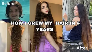 MY LONG HAIR JOURNEY | How I grew my hair super long fast ❤️