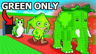 $0 To $100 Trillion Using GREEN ONLY Brainrots