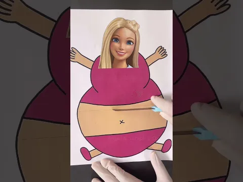Barbie got so fat😱 #reallife #barbie #барби #shorts #youtubeshorts #short