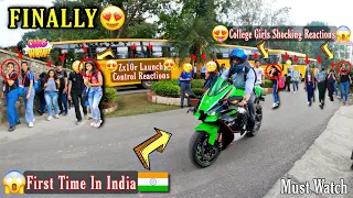 Cute College Girls Shocking Reactions & Best Zx10r Launch Control Reactions & Dehradun Meet-Up Soon
