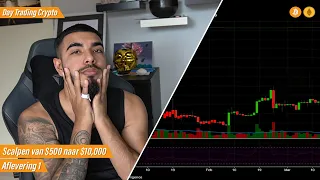 Scalpen van $500 naar $10,000 - Aflevering 1 (Crypto Day traden)