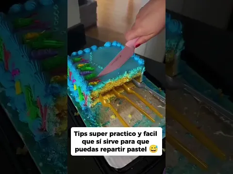Repartir pastel nunca fue tan fácil 🍰✨#pasteleria #reposteria #reposteriacreativa