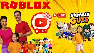 ROBLOX e STUMBLE GUYS | AO VIVO | 🎮 #live #game #gameplay #livestream #gaming