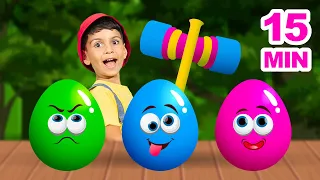 Surprise Eggs Fruits + Mix Kids Songs Compilation | BabyBillion | Nursery Rhymes