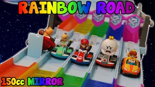 HOT WHEELS MARIO KART RAINBOW ROAD RACE (150CC MIRROR) | JonRacer3