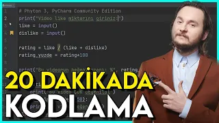 20 Dakikada Kodlama Öğrenmek | Yazılım Size Göre mi? | Python Temel Mantığı