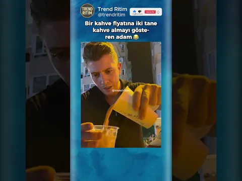 Bir Kahve Fiyatına İki Tane Kahve Alan Adam 🤣😁