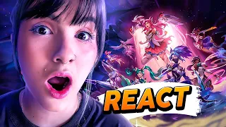 QUE VOZ LINDA! 😮 Rap das Guardiãs Estelares (League of Legends: Wild Rift) - GAROTAS MÁGICAS - REACT