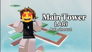 Main Tower lari, ada shorcut nya🤩, White sendiri, Roblox Indonesya... Tower menghilang😮