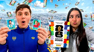 ABRIMOS SOBRES DEL ÁLBUM DEL MUNDIAL HASTA QUE SALGAN MESSI Y CRISTIANO