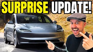 Tesla’s Surprise Model 3 and Model Y Update