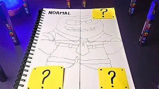 I DrEw Anger BUT In 4 Different Art Styles!! | Inside out 2!