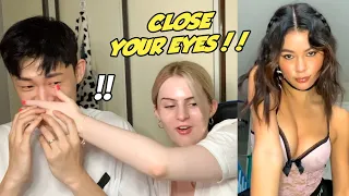 When A Couple Watches TikTok Outfit Change Challenge Video Together..   *STORM IS COMING...*