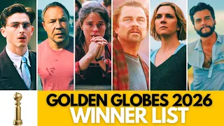 Golden Globes 2026 | Complete Winner List