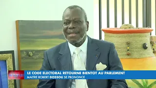 CANAL3 BENIN : Robert DOSSOU sur la modification du Code électoral avec Willyam KLIKAN