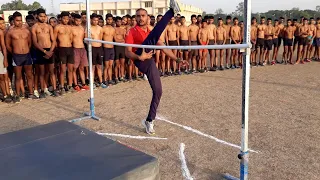 Indian Army High Jump Practice | Indore Physical Academy | 9770678245