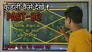 Kundli Kaise Dekhe PART-82 कुंडली में कौन से घर का कौन है कारक और उनके परिणाम || KARAK GRAH || कारक