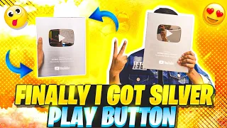 FINALLY I GOT SILVER PLAY BUTTON😍|#gvgamingofficial#gvlogs