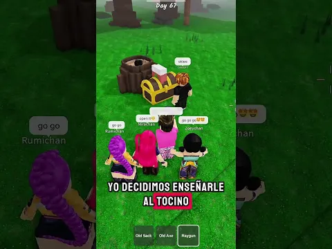 JUGÉ CON UN AMABLE HACKER EN 99 NOCHES EN EL BOSQUE 😱 #roblox #99nightintheforest