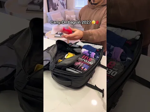 Every Airline HATES this travel backpack 😭✈️❤️ #traveloge #travel #airlines #travelhack
