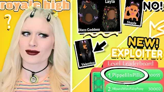 AN EXPLOITER IS NUMBER ONE ON THE LEADERBOARD! PLEASE DON'T WEAR THIS HAIR! Royale High News