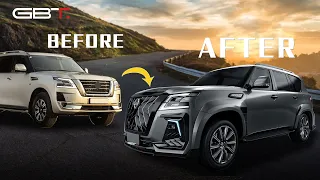 GBT 2021 Black Hawk Body Kit for Nissan Patrol Y62 Model