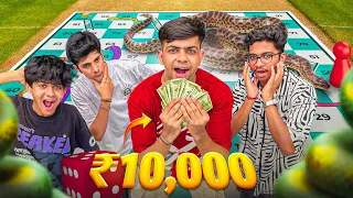 ₹10,000 HUMAN SNAKE AND LADDER IN REAL LIFE!🤑
