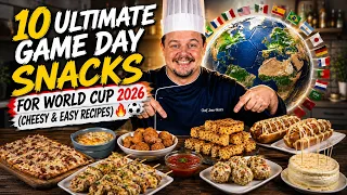 10 Ultimate Game Day Snacks for World Cup 2026 🔥⚽ (Cheesy & Easy Recipes)