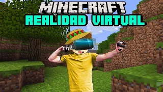 MI PRIMERA VEZ en MINECRAFT REALIDAD VIRTUAL 😲 SILVIOGAMER