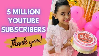 5 Million YouTube Subscribers 🥳🎉 | Celebration Vlog | @SamayraNarulaandFamily |