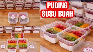PUDING SUSU BUAH SEGAR SUPER LEMBUT, LEMBUT NGGAK AMBYAR