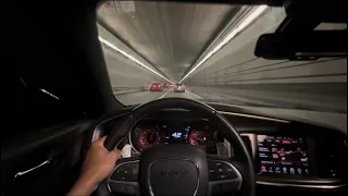 STRAIGHT PIPE HELLCAT IN A TUNNEL 😮‍💨 EXTREMELY LOUD