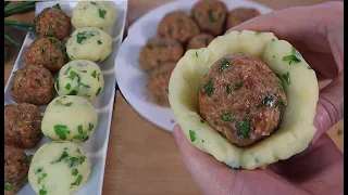 Hiç Böyle Patatesli Köfte Yedinizmi? Bugünden sonra hep böyle pişirmek isteyeceksiniz PATATES Lezzet