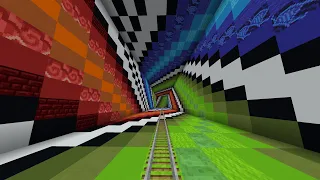 Minecraft Roller Coaster! (10 minutes long!) #2
