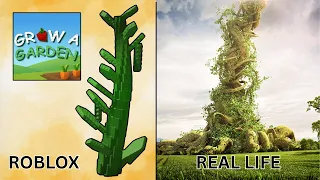 Grow a Garden, GAME VS REALITY