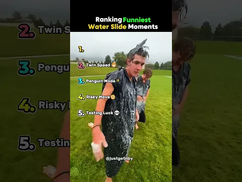 Ranking Funniest Water Slide Moments 😂😭